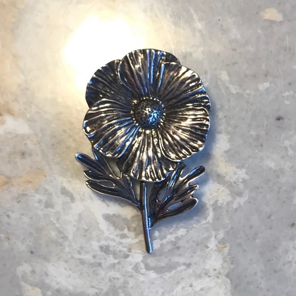 Kabana Sterling Brooch - Picture 2 of 8